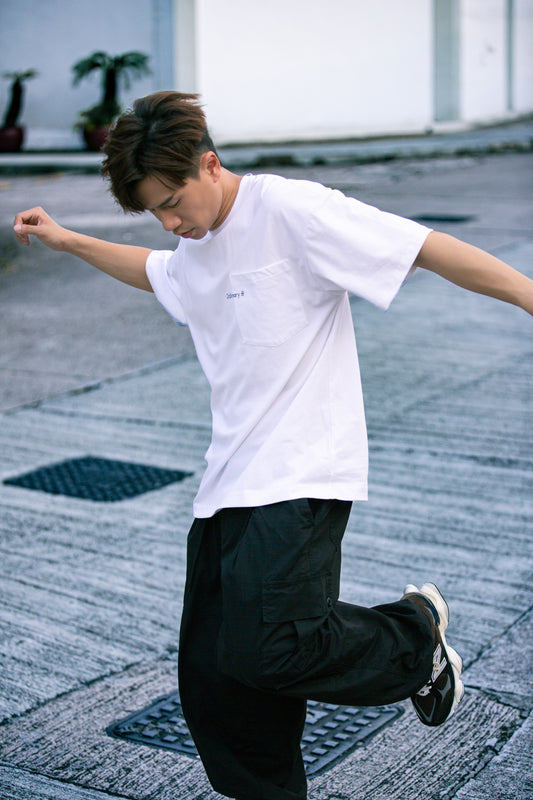 Ordinary8 White Pocket T-Shirt