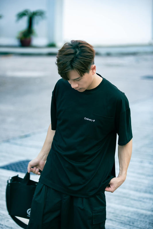 Ordinary8 Black Pocket T-Shirt